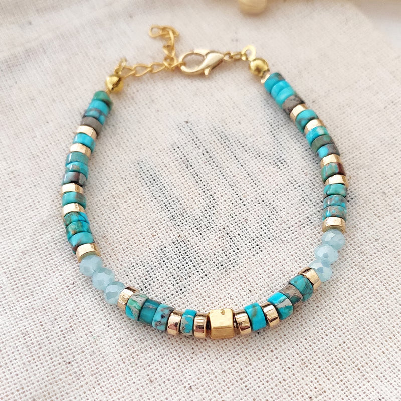 ATELIER MIU Bracelet de perles - Laiton plaqué or