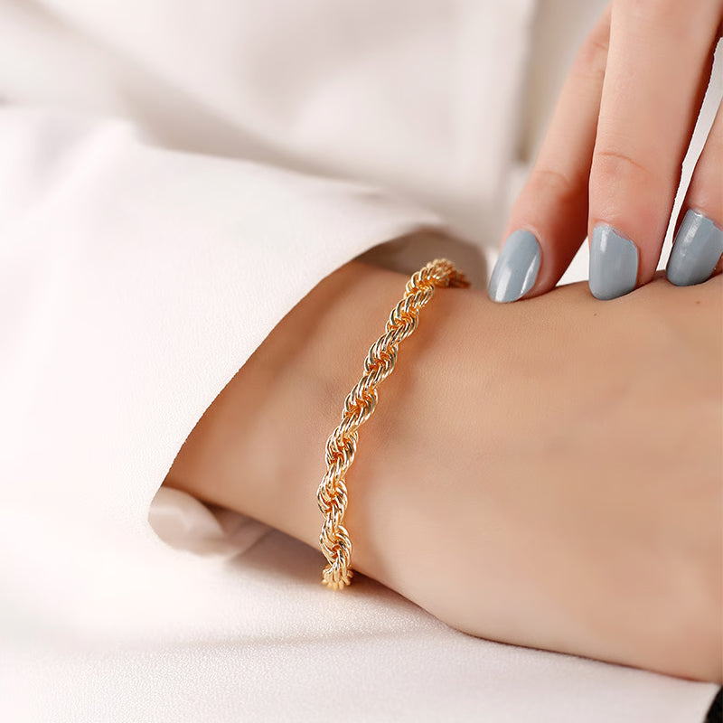 ATELIER MIU Bracelet - Laiton plaqué or