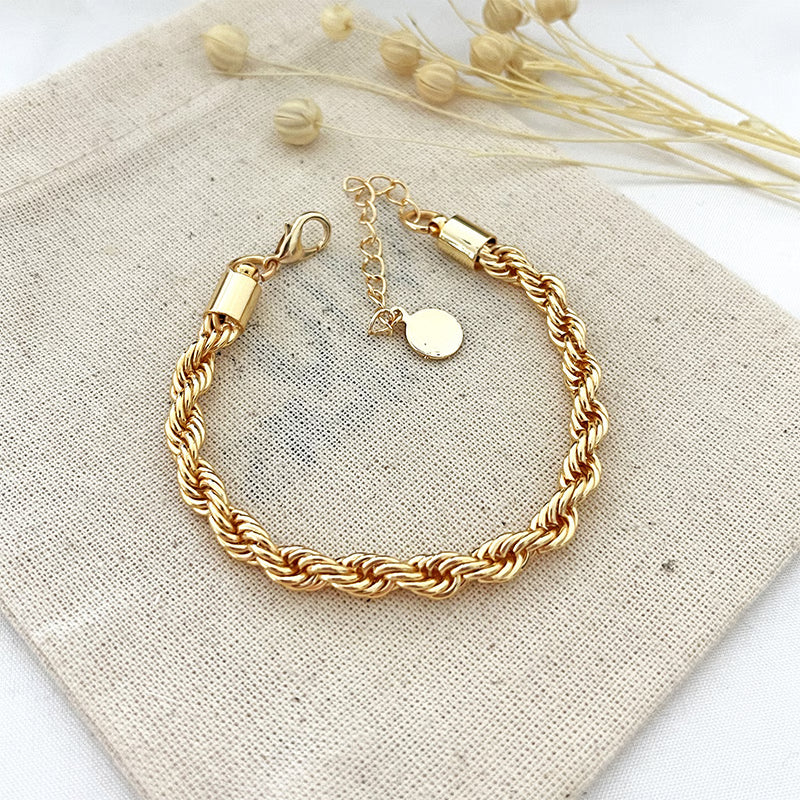 ATELIER MIU Bracelet - Laiton plaqué or