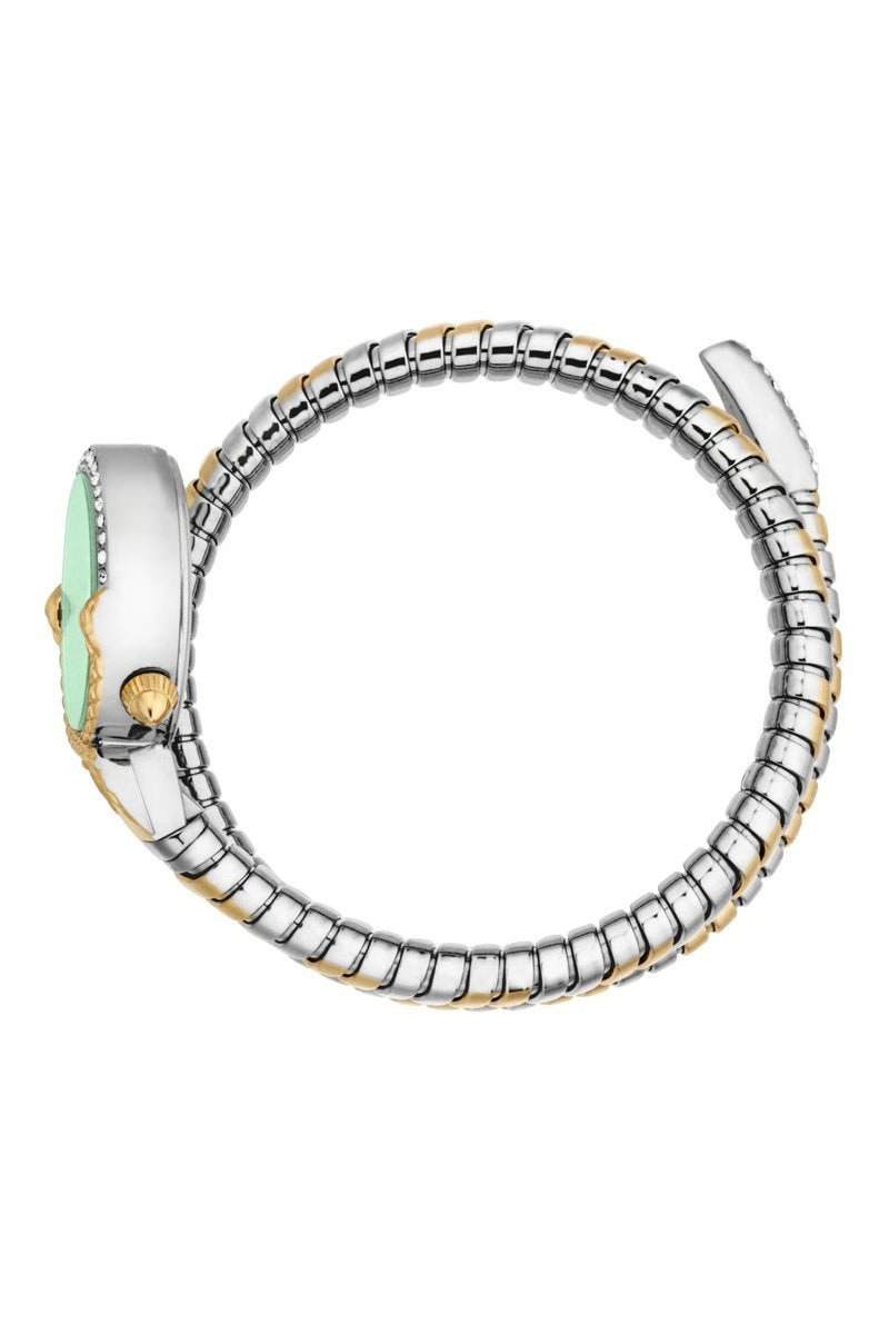 JUST CAVALLI Montre à quartz en acier - Argenté et doré