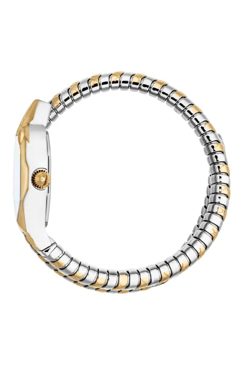 JUST CAVALLI Montre à quartz en acier - Argenté et doré