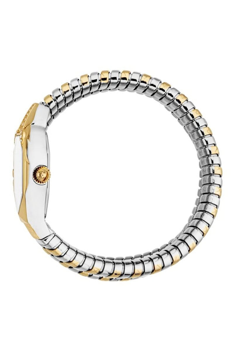 JUST CAVALLI Montre à quartz en acier - Argenté et doré